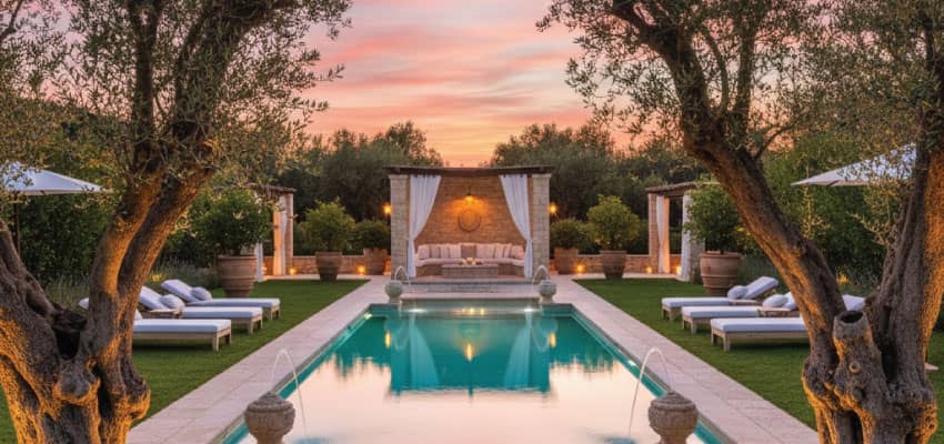 ویلا به سبک مدیترانه ای